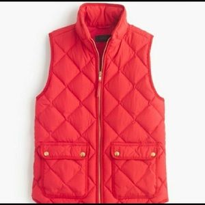 J. Crew Excursion Vest in Red (Poppy)